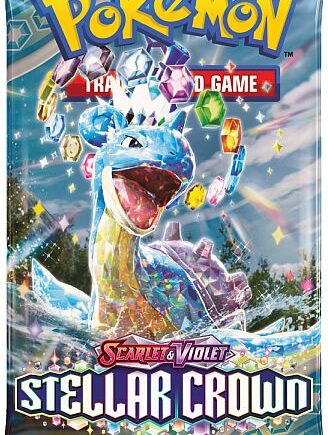 Pokemon Booster Pakke Sv07 Scarlet   Violet: Stellar Crown