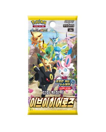 Pokemon Booster Pakke Sword   Shield S6a: Strength Expansion Pack Eevee Heroes  Koreansk