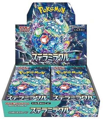 Pokemon Display  Booster Box  Scarlet   Violet Sv7: Expansion Pack Stellar Miracle  Japansk  30 Boosters