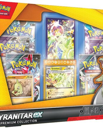 Pokemon  Ex Box: Tyranitar Ex Premium Collection  2024     Boosters