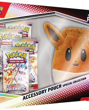 Pokemon Prismatic Evolutions Accessory Pouch Collection