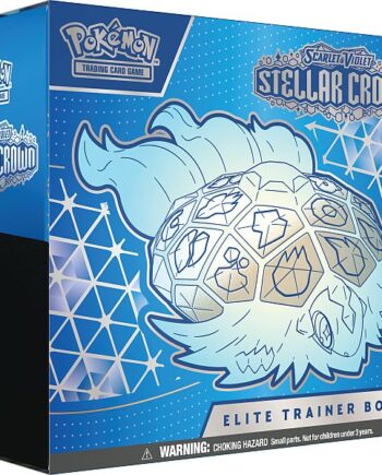 Pokemon Scarlet   Violet: Stellar Crown Elite Trainer Box  Terapagos Noctowl  Boks Med   Boosters  Promokort   Tilbeh 195 184