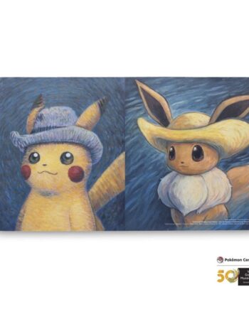 Pokemon Spillem 195 165 Tte  Playmat  Pok 195 169 Mon Center   Van Gogh Museum: Pikachu   Eevee Inspired By Vincent   Self-portraits
