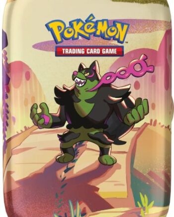Pokemon Tin Kasse 2024 Summer Scarlet   Violet: Shrouded Fable Mini Tin: Okidogi    Boosters   Klisterm 195 166 Rker