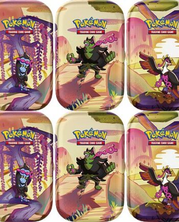 Pokemon Tin Kasse 2024 Summer Scarlet   Violet: Shrouded Fable  Mini Tins Display 10 Mini Tins   20 Boosters