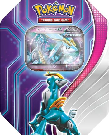 Pokemon Tin Kasse 2024 Wave   Fall: Iron Crown Ex  Future Cobalion  Paradox Destinies Collector   Tin Box    Boosters