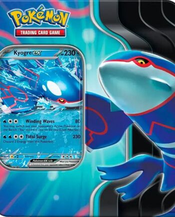 Pokemon Tin Kasse 2025 Wave   Spring  Usa Version : Kyogre Ex Azure Legends Collector   Tin Box    Boosters