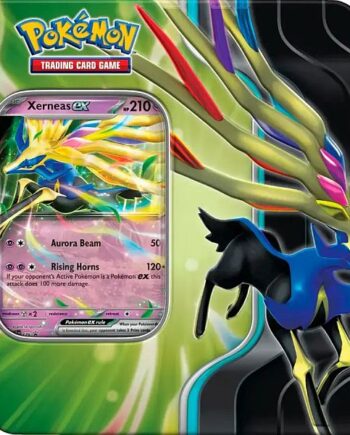 Pokemon Tin Kasse 2025 Wave   Spring  Usa Version : Xerneas Ex Azure Legends Collector   Tin Box    Boosters
