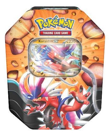 Pokemon Tin Kasse 2025 Wave   Summer: Koraidon Ex Slashing Legends Collector   Tin Box    Boosters