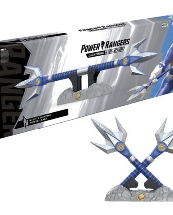 Power Rangers Mighty Morphin Blue Ranger Power Lance Lightning Collection