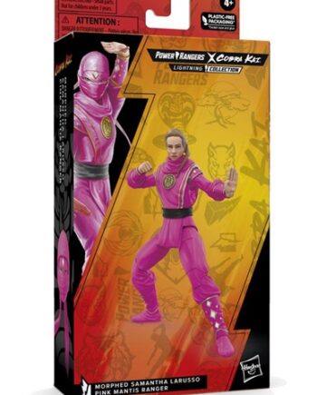 Power Rangers   Cobra Kai Morphed Samantha Larusso Pink Mantis Ranger Lightning Collection Action Figure 15cm