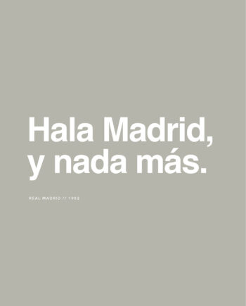 Real Madrid Hala Madrid Af Olé Olé