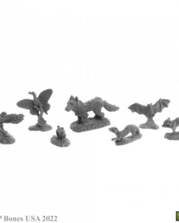 Reaper Bones Usa Dungeon Dwellers: Familiars    02018  Plastic Miniatures