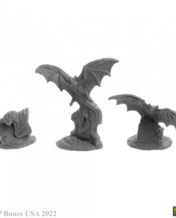 Reaper Bones Usa Dungeon Dwellers: Giant Bats     Plastic Miniatures