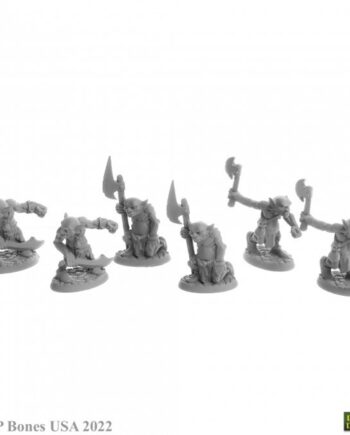 Reaper Bones Usa Dungeon Dwellers: Goblin Raiders     Plastic Miniatures