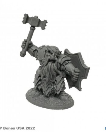 Reaper Bones Usa Reaper Legends: Dark Dwarf Striker Plastic Miniature