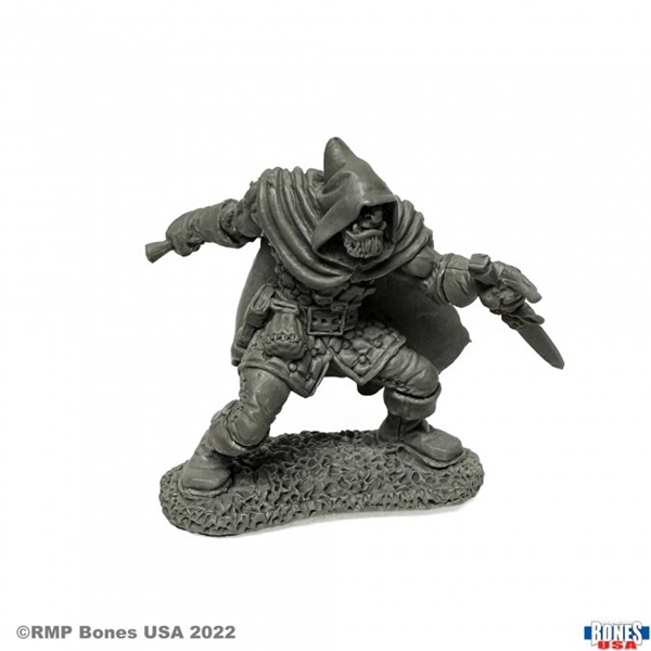 Reaper Bones Usa Reaper Legends: Rogan Half-orc Thief Plastic Miniature