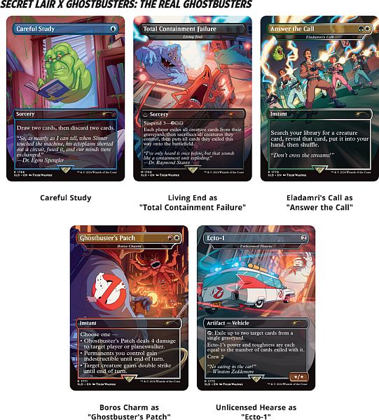 Secret Lair Drop Series  2024 : Camp Totally Safe Superdrop: Secret Lair   Ghostbusters: The Real Ghostbusters  Regular