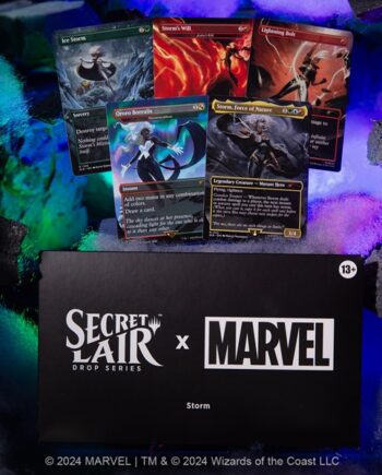 Secret Lair Drop Series  2024 : Marvel Superdrop: Secret Lair   Marvel   Storm  Regular