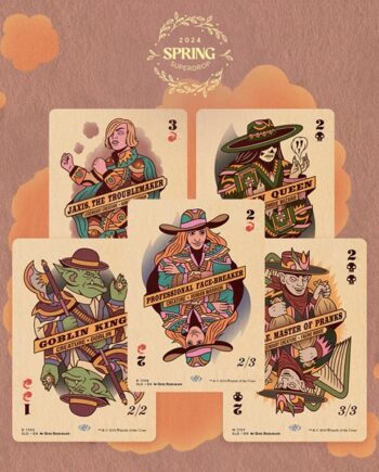 Secret Lair Drop Series  2024 : Spring Superdrop: Poker Faces  Regular