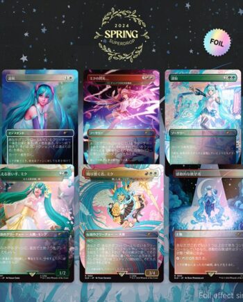 Secret Lair Drop Series  2024 : Spring Superdrop: Secret Lair   Hatsune Miku: Sakura Superstar Japanese  Foil
