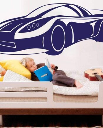 Sportsbil Wallsticker