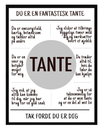 Tante Plakat