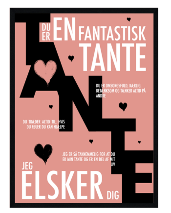 Tante Plakat Personlig Plakat