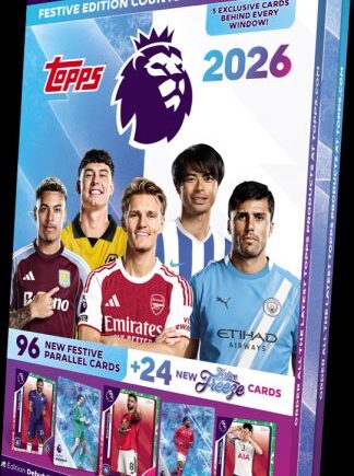 Topps Match Attax Premier League 2025 2026 Countdown Calendar  Pakkekalender Fodbold-julekalender