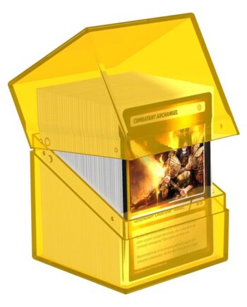 Ultimate Guard Boulder Deck Case  Deck Box  100  Standard Size Clear: Amber