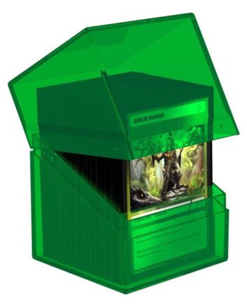Ultimate Guard Boulder Deck Case  Deck Box  100  Standard Size Clear: Emerald