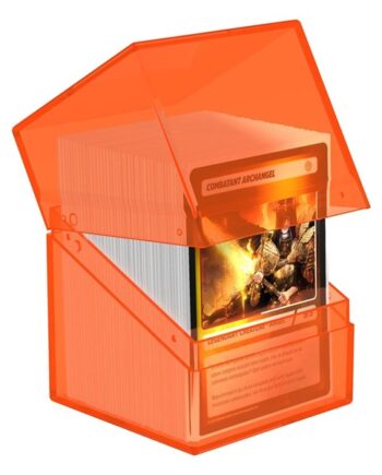 Ultimate Guard Boulder Deck Case  Deck Box  100  Standard Size Clear: Poppy Topaz