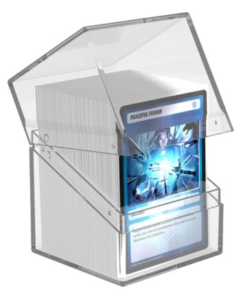 Ultimate Guard Boulder Deck Case  Deck Box  100  Standard Size Clear: Transparent