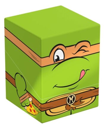 Ultimate Guard Boulder Deck Case  Deck Box  100  Standard Size Squaroes: Teenage Mutant Ninja Turtles: Michelangelo