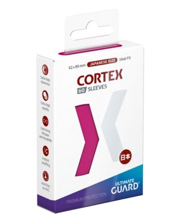 Ultimate Guard Cortex Sleeves  Kortlommer  Japanese Size  Yugioh-st 195 184 Rrelse  Pink  60 Sleeves