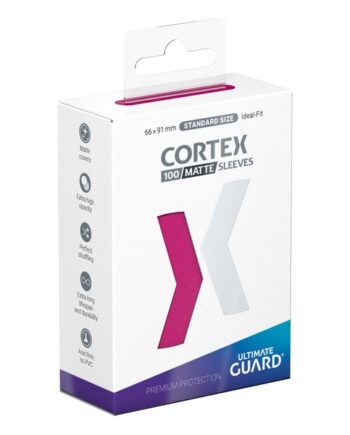 Ultimate Guard Cortex Sleeves  Kortlommer  Standard Size Matte Pink  100 Sleeves