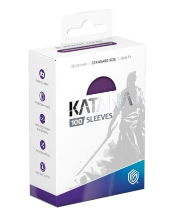 Ultimate Guard Katana Sleeves  Kortlommer  Standard Size Iris Bloom  100 Sleeves