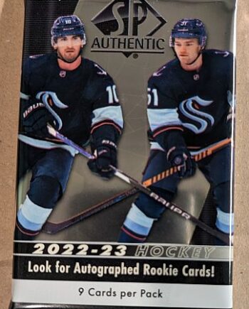 Upper Deck Hockey Nhl 2022-23: Sp Authentic Booster Pack