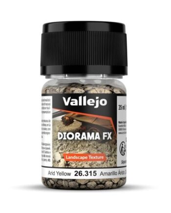Vallejo Diorama Effects: Landscape Textures Arid Yellow  35 Ml