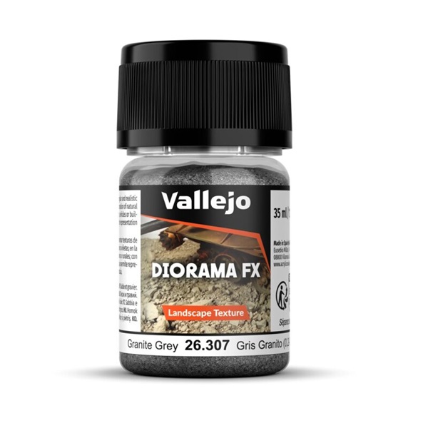 Vallejo Diorama Effects: Landscape Textures Granite Grey  35 Ml