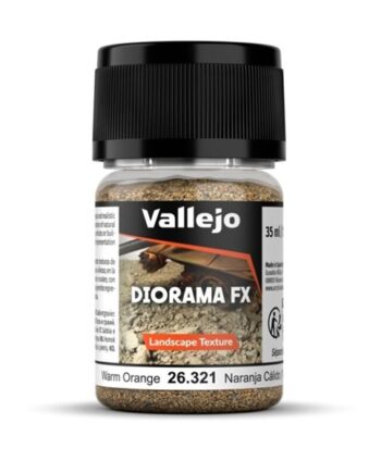 Vallejo Diorama Effects: Landscape Textures Warm Orange  35 Ml
