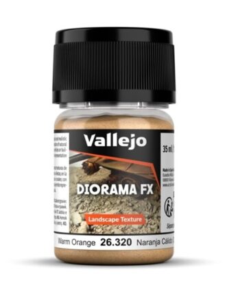 Vallejo Diorama Effects: Landscape Textures Warm Orange  35 Ml