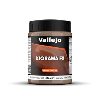 Vallejo Diorama Effects: Water Texture Muddy Water  200 Ml