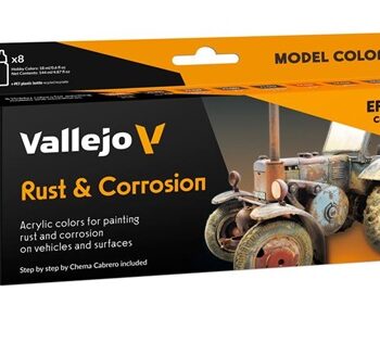 Vallejo Maling Game Color: Rust   Corrossion Color Set   Colors 18ml
