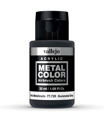 Vallejo Maling Metal Color: Gunmetal Grey 32ml