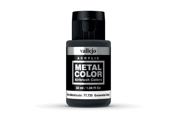 Vallejo Maling Metal Color: Gunmetal Grey 32ml