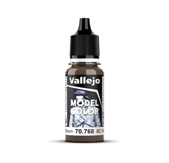 Vallejo Maling Model Color: Matt  143  Bc Dark Brown 18ml