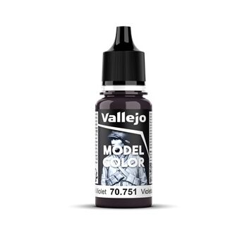 Vallejo Maling Model Color: Matt  054  Black Violet 18ml