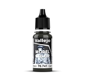 Vallejo Maling Model Color: Matt  109  Cam Black Green 18ml