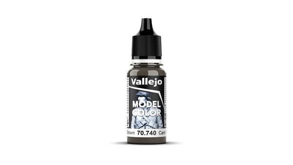 Vallejo Maling Model Color: Matt  117  Cam Middle Brown 18ml